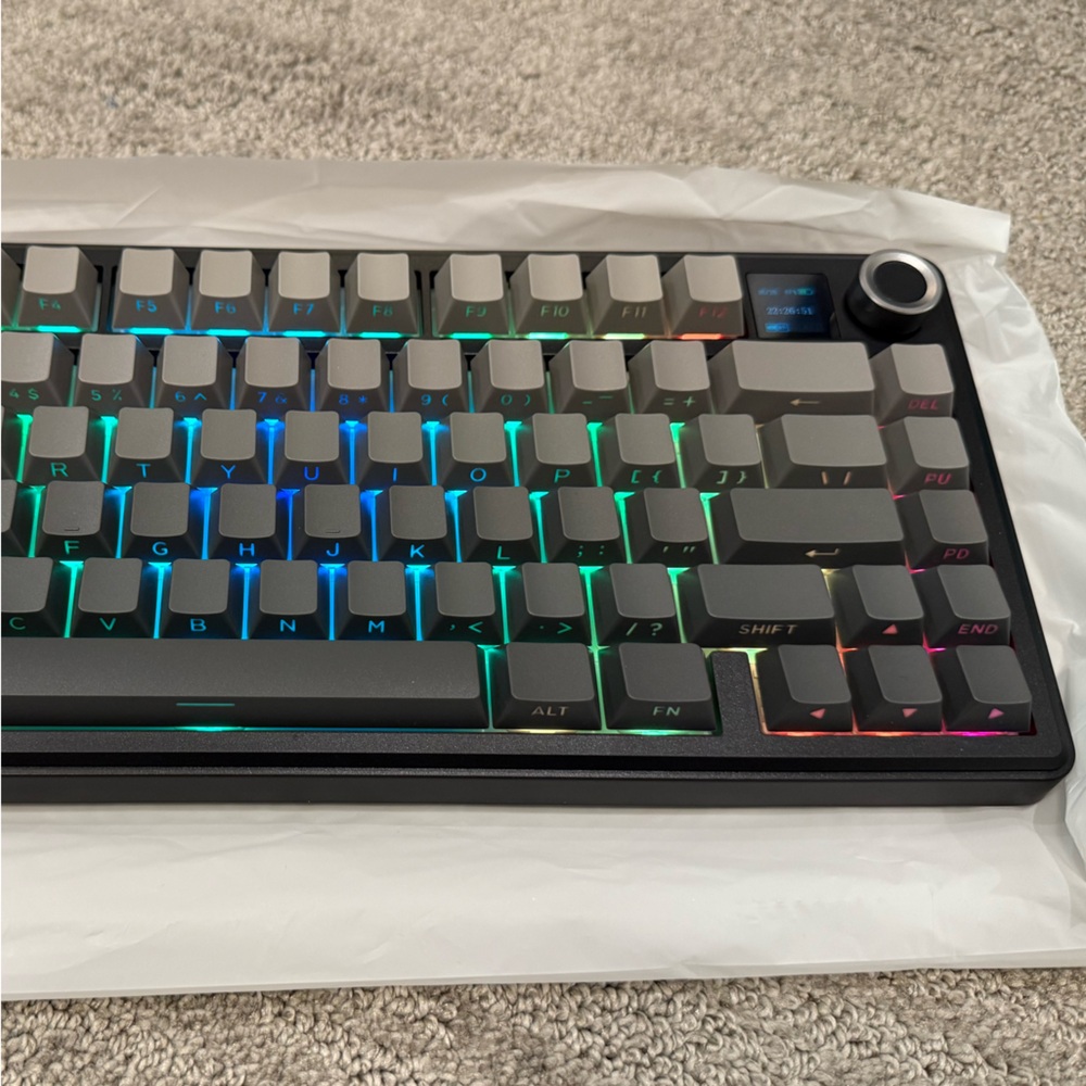 AULA F75 Max Mechanical Keyboard (with box and parts)